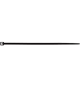 Morris Products Ultraviolet Black Nylon Cable Ties – 7 Inch Length –Heavy Duty, 50-Pound Tensile ...