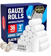 Premium Gauze Rolls - (36 Pack) - 3