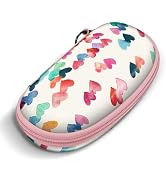 Fintie Sunglasses Case with Carabiner, Hard Shell Shockproof Sport Glasses Case Travel Zipper Eye...