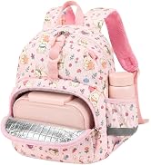 LOIDOU Toddler Backpack for Girls, Kids Bookbag with Insulated Pocket | 12 Inch Toddler Corduroy ...