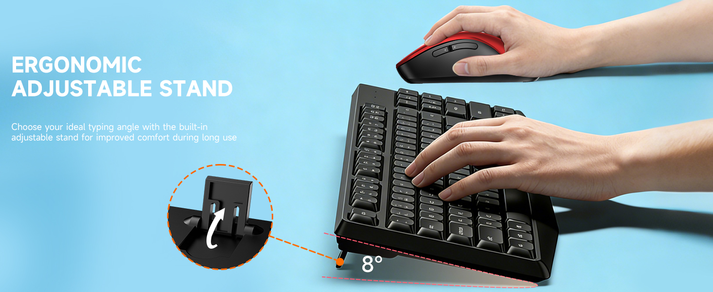 wireless mouse and keyboard combo