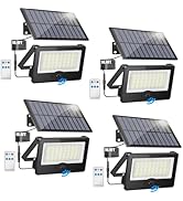 4Pack Solar Outdoor LED Wall Lights,20W Solar Motion Sensor Security Lights with 3 Lighting Modes...