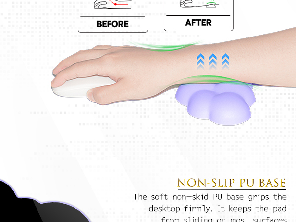 cloud keyboard wrist rest