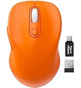 Trueque Wireless Mouse for Laptop, 2.4GHz Ergonomic Computer Mouse with Back & Forward Buttons, 3...