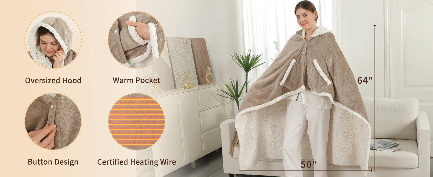 throw heated blankets