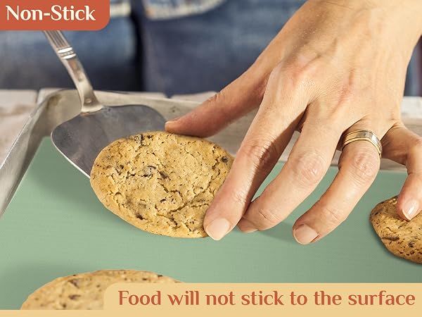 Food will not stick to the surface