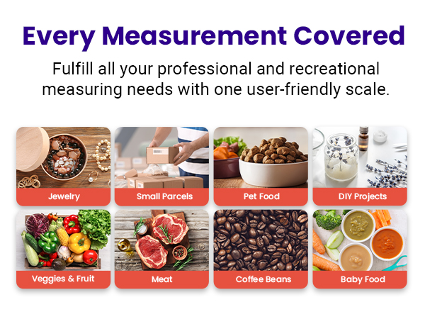 The scale can help to care your hobbies, your pet friends, your family better.