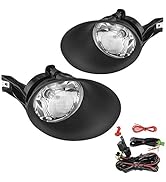 A ABIGAIL Driving Fog Lights Lamps Replacement for 2002-2008 Dodge Ram 1500/2500/3500 Pickup Truc...