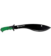 Hooyman Machete with Heavy Duty Construction, Ergonomic No-Slip Handle and Belt Sheath for Garden...