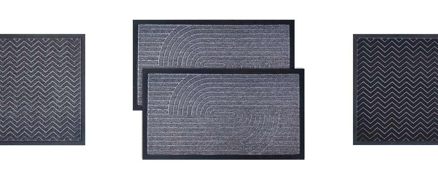 Door mat design display: fold line , nebula and fold line