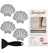 Secopad Non-Slip Bathtub Stickers, 24 PCS Shell Safety Bathroom Tubs Showers Treads Adhesive Deca...