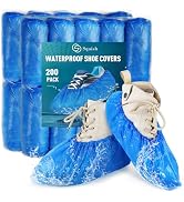 squish Waterproof Shoe Covers Disposable, 200 Pack Premium Thick Booties Cover for Men and Women,...