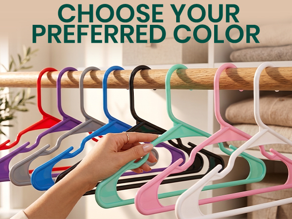 White Plasitc Hangers