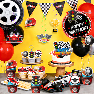 racing car party supplies
