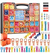 Twidec/1530PCS Ultimate Heat Shrink Wire Connectors Kit,Waterproof Electrical Spade Connector Kit...