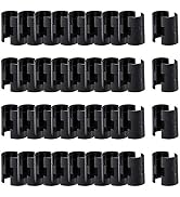 72 Pcs Wire Shelf Clips for 1" Post - 36 Pairs of Wire Rack Lock Clip Replacements for Metal Shel...
