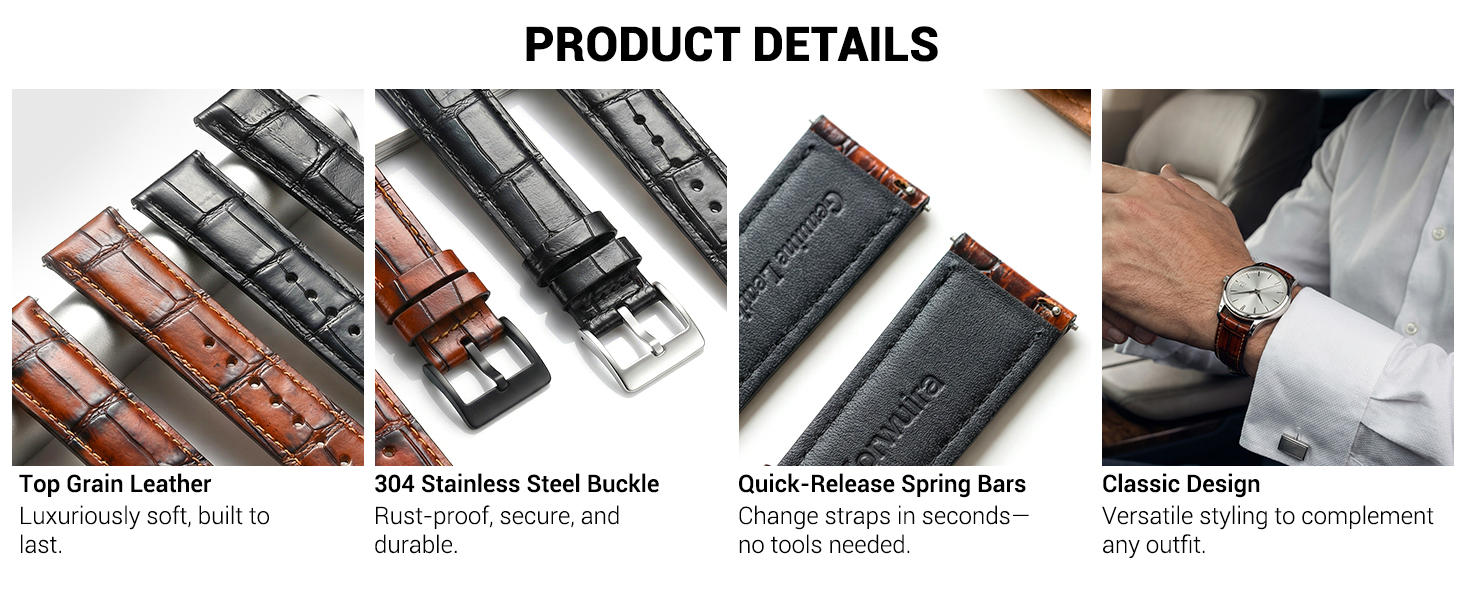 22mm quick release watch band