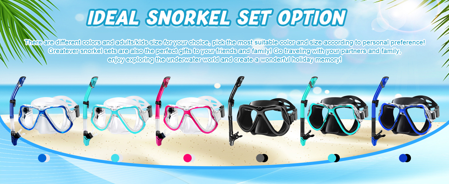 SNORKELING GEAR FOR ADULTS KIDS