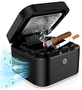 VANSU 2 in 1 Air Purifier Multifunctional Smokeless Ashtray for Cigarette Smoker, HEPA Filter Red...