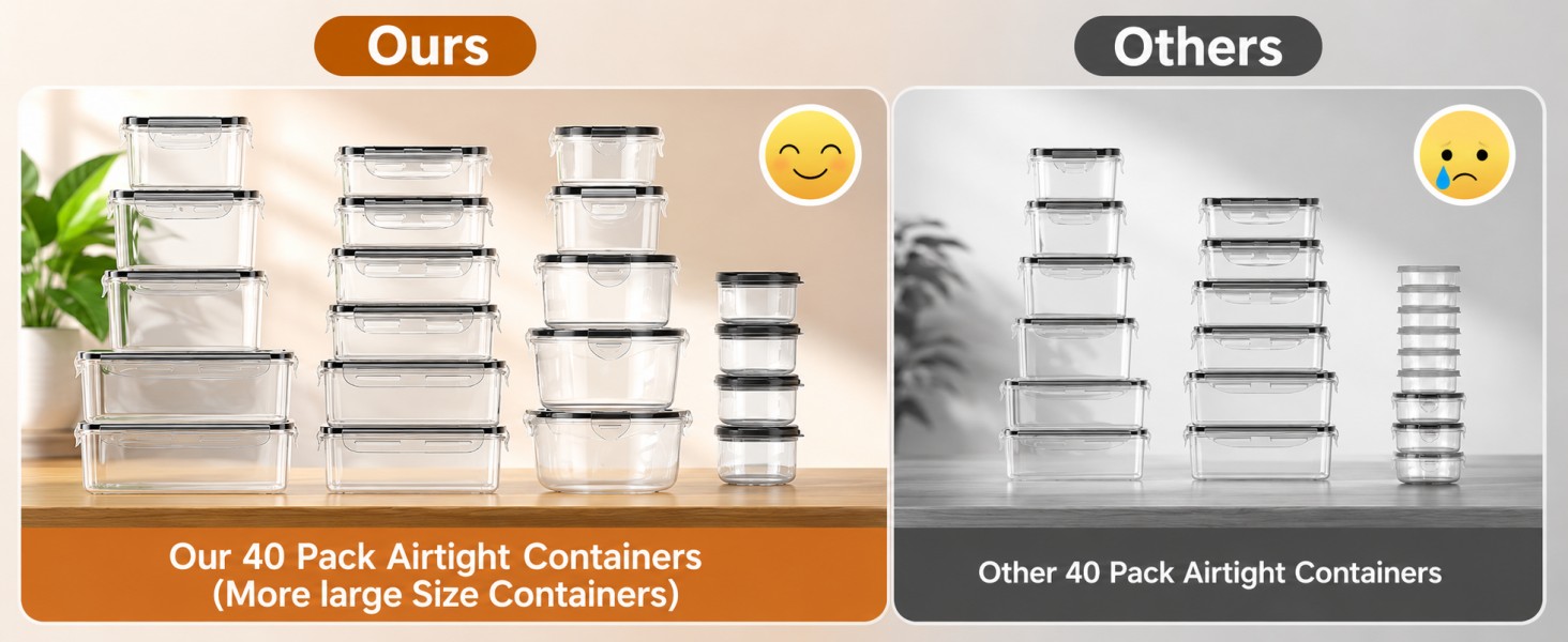 Food Storage Containers with Lids