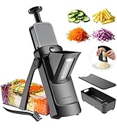 SupMaKin 8 IN 1 Upgraded Safe Mandoline Slicer,Multi Vegetable Chopper,Potato Slicer, Onion Chopp...