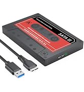 SSD Enclosure 2.5", FEMORO External Hard Drive Enclosure 2.5 " SATA to USB3.0 Adapter Tool-Free, ...
