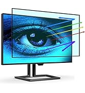 FILMEXT Removable 24 Inch Computer Blue Light Screen Filter for 16:9 Frameless Monitor - Bubble F...