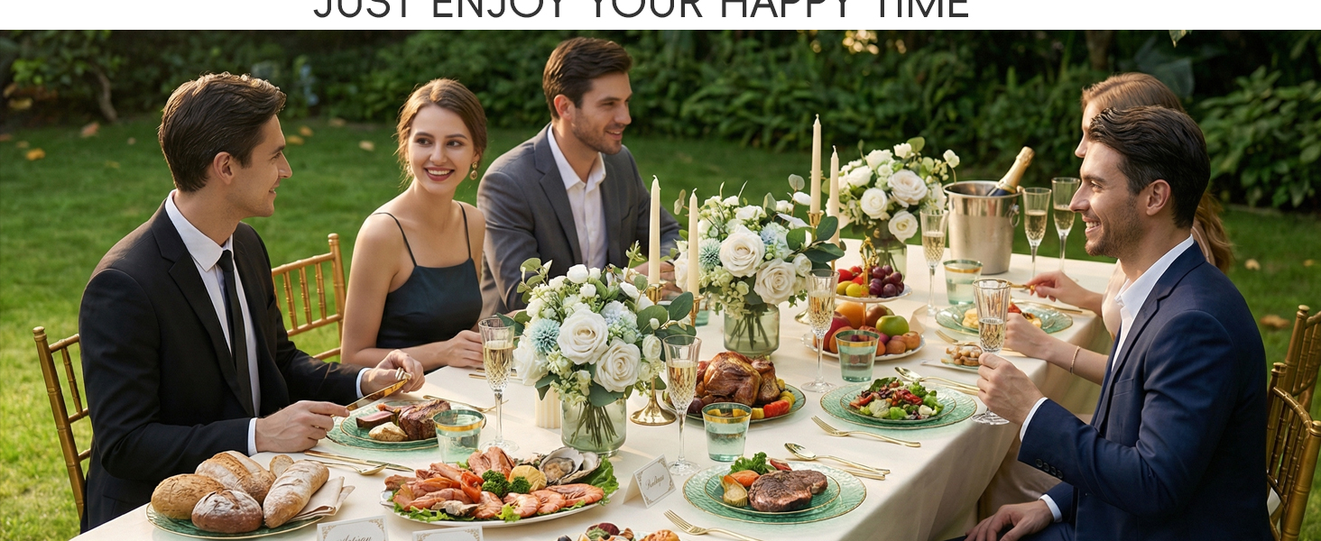 plastic plates sets