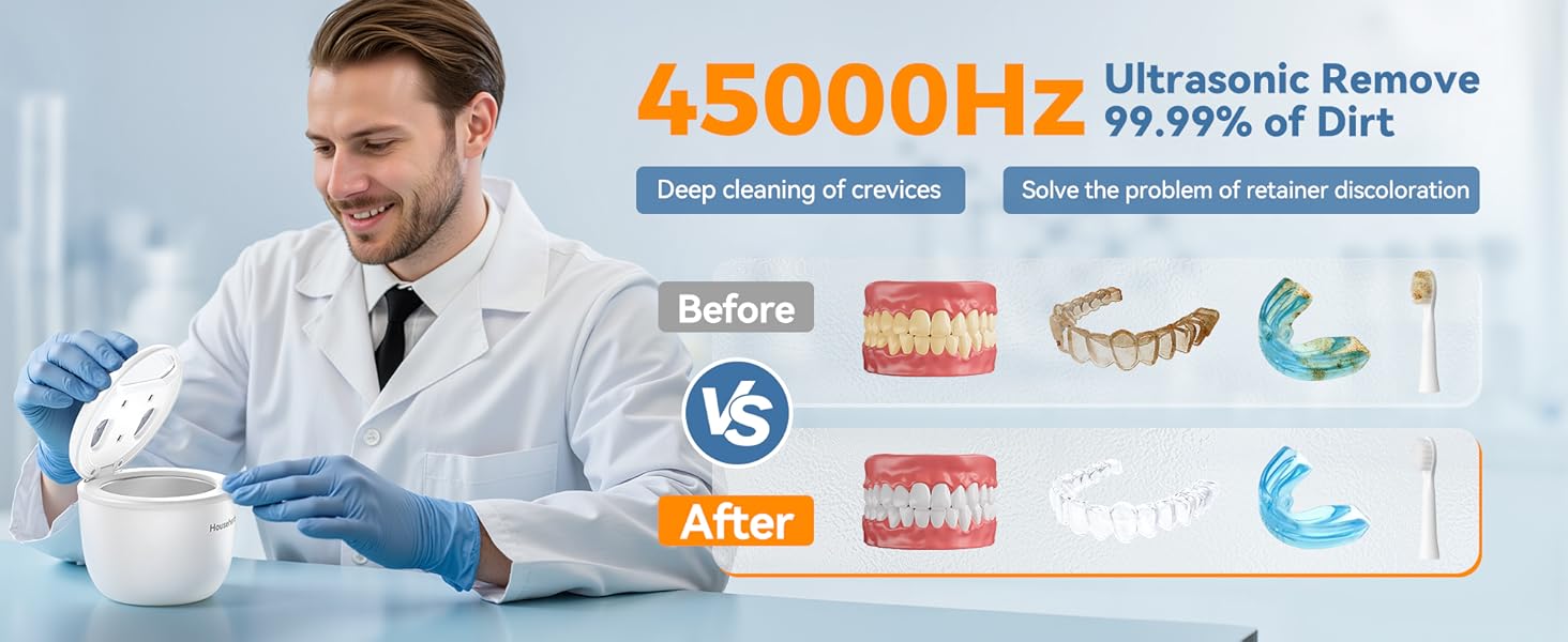 ultrasonic retainer cleaner