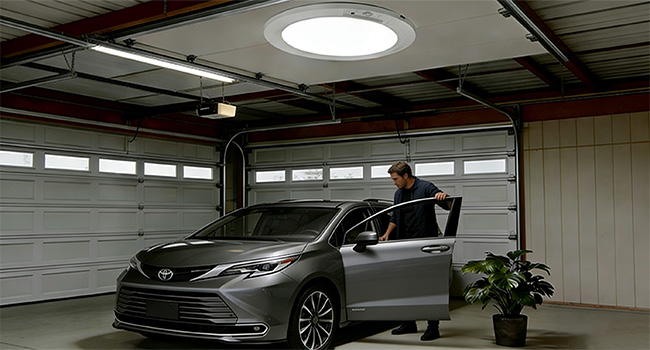 Garage Sensor Ceiling Light