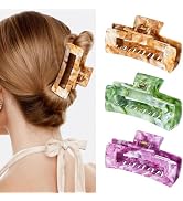SHINLEA Hair Clips for Women, 4.1 Inch Large Hair Claw Clips for Women Thin Thick Curly Hair, 3Pc...