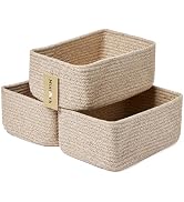 MiniArk Shelf Storage Baskets for Organizing | Closet Organizer Bins | Small Baskets | Toy Basket...