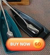 Coffee Spoon and Rest for Coffee Bar, Boat Small Spoon Rest for Coffee Station, Coffee Spoon Hold...