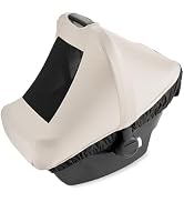 Skip Hop All Seasons Baby Car Seat Cover 4 in 1 Universal Fit with UPF40+ Sunshade and Water Resi...