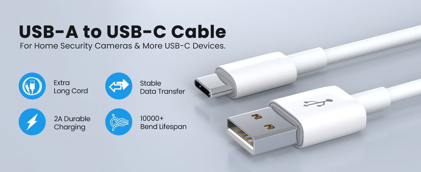 extra long cord,stable data transfer, durable charging