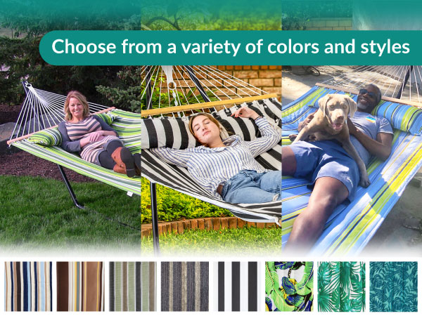 Choose from a variety of colors and styles