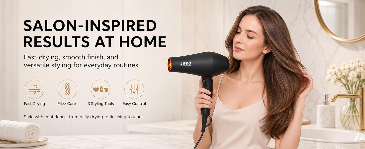 JINRI Infrared Hair Dryer