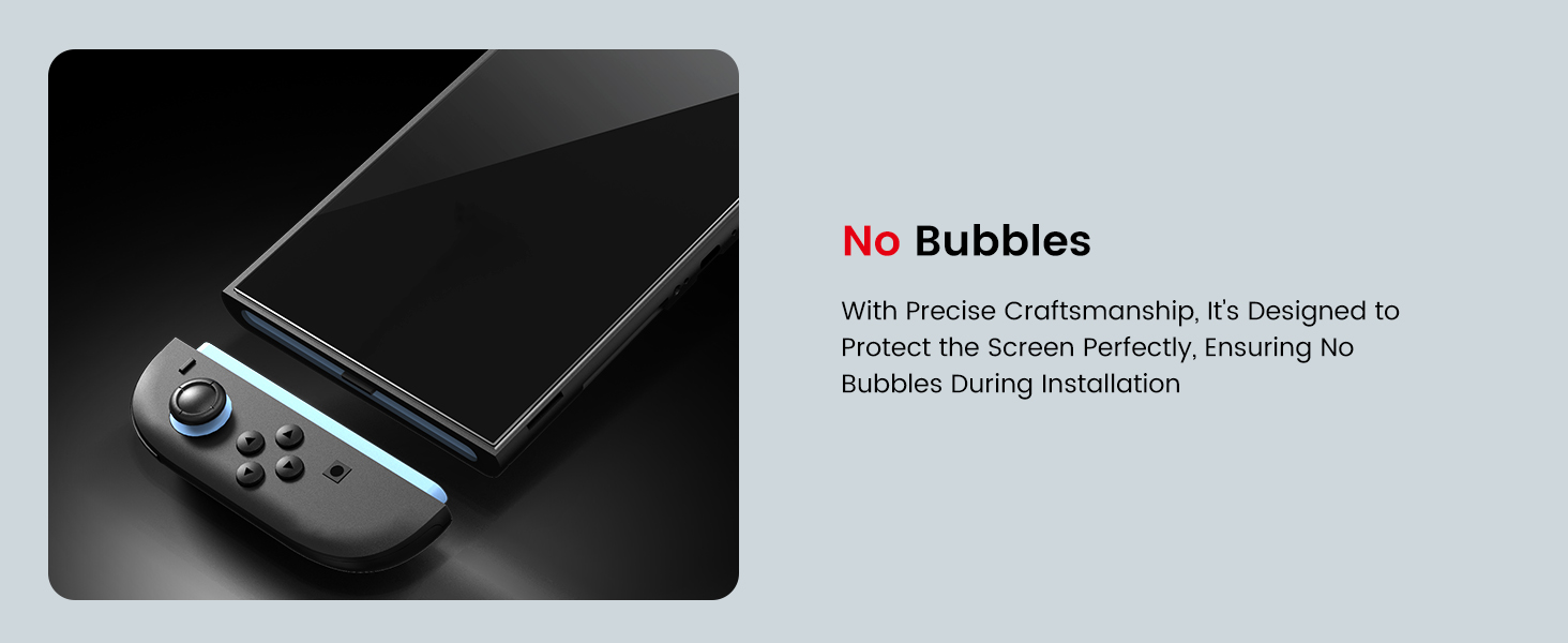 No Bubbles Screen Protector for NIntendo Switch 2