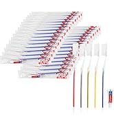 Xuezoioy Travel Toothbrushes Kit,30Pcs Travel Toothbrush Set Disposable Toothbrushes with Toothpa...
