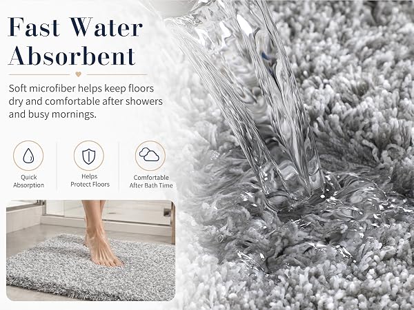 Water Absorbent Bath Mat