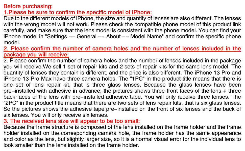iphone 13 pro max rear camera lens replacement
