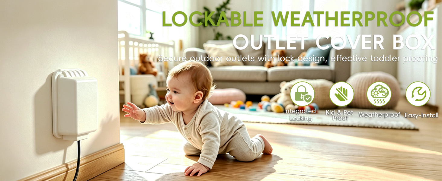 baby proof electrical outlet cover