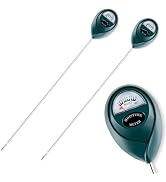 Tennedriv Green Long Probe Soil Moisture Meter for Outdoor Plants, Plant Water Meter for Outdoor ...