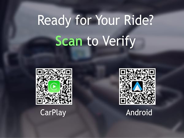 scan to verify your car's capabilty