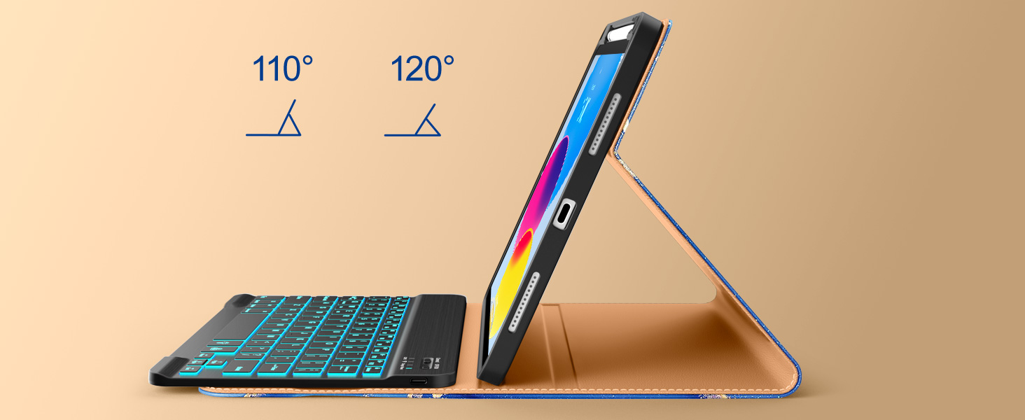10th gen ipad case with keyboard