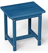 SUUNYN Outdoor Side Table, HDPE Small Outdoor Table, Adirondack Side Table, Outside End Table for...