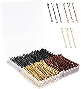 Bobby Pin, 360 Pcs Bobby Pins, 2 Inch Premium Bobby Pins Black, Brown and Blonde, Secure Hold Bob...