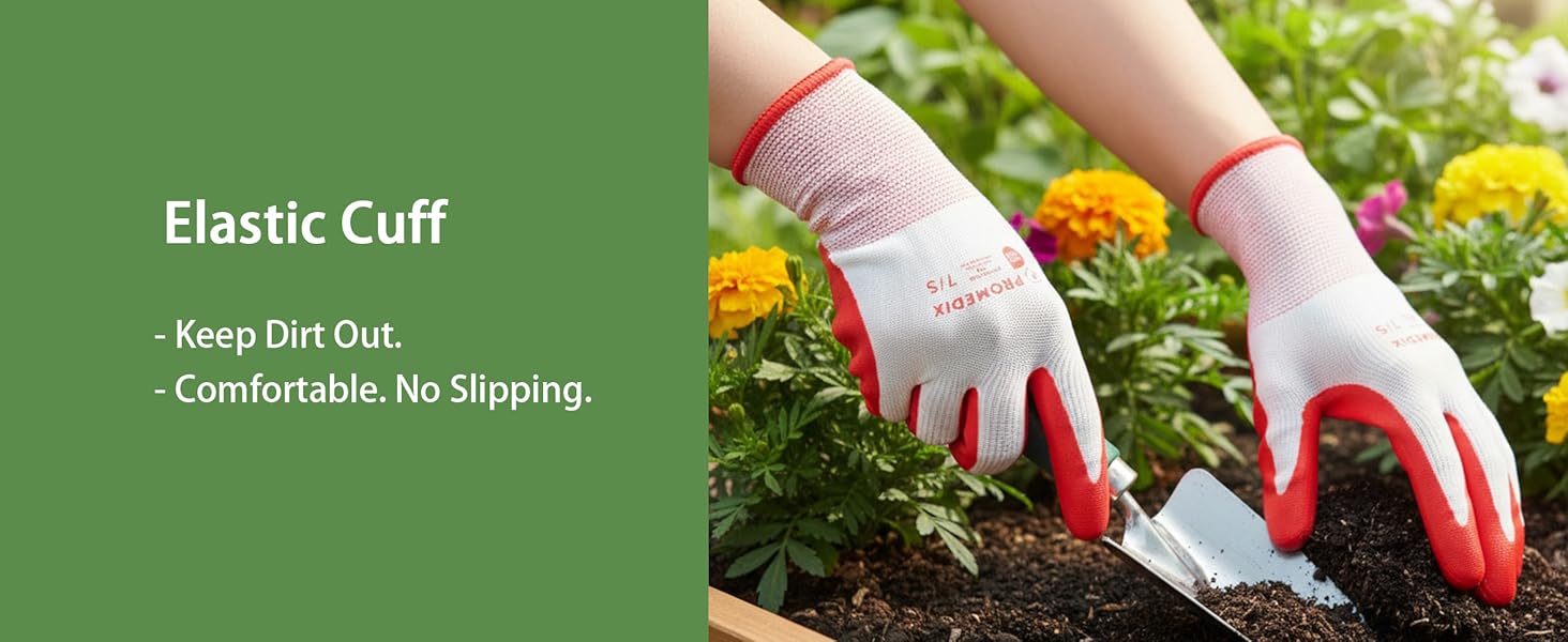 Garden Gloves for Women Stretchy base, easy on and off Comfortable base