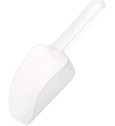 White Plastic Ice Scoop,Ice Cream Scoops,Kitchen Ice Scooper for Ice Maker, Ice Scooper for Ice M...