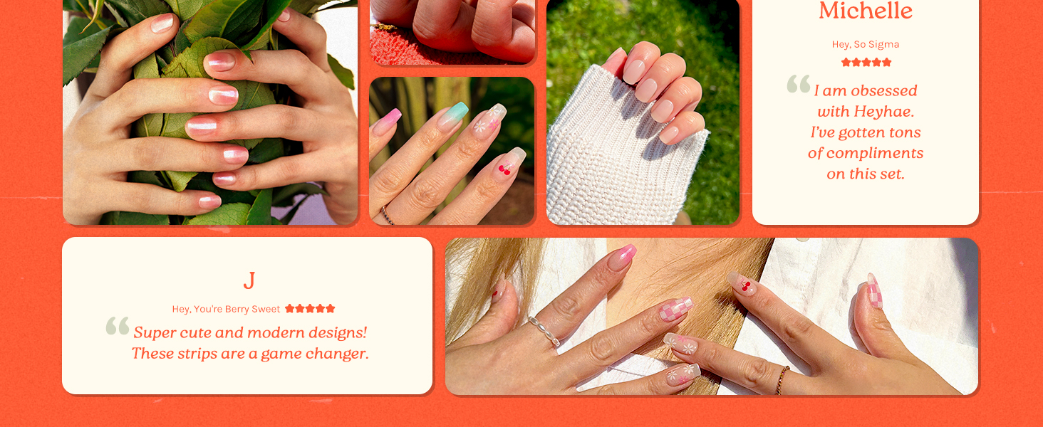 spring semi cured gel nail strips
